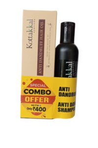 Kottakkal Anti-Dandruff Oil and Shampoo - (Combo Offer)