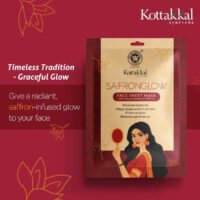 Saffronglow - Face Sheet Mask - KOTTAKKAL ARYA VAIDYASALA